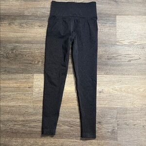 Buffbunny Collection Heather Grey Leggings Size Small